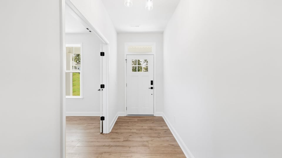 Flex room with windows.