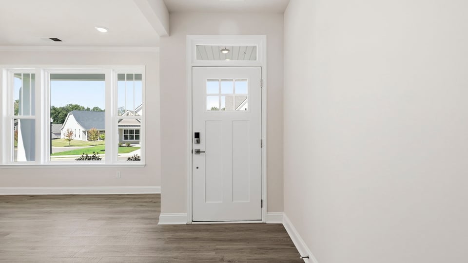 View of front door.