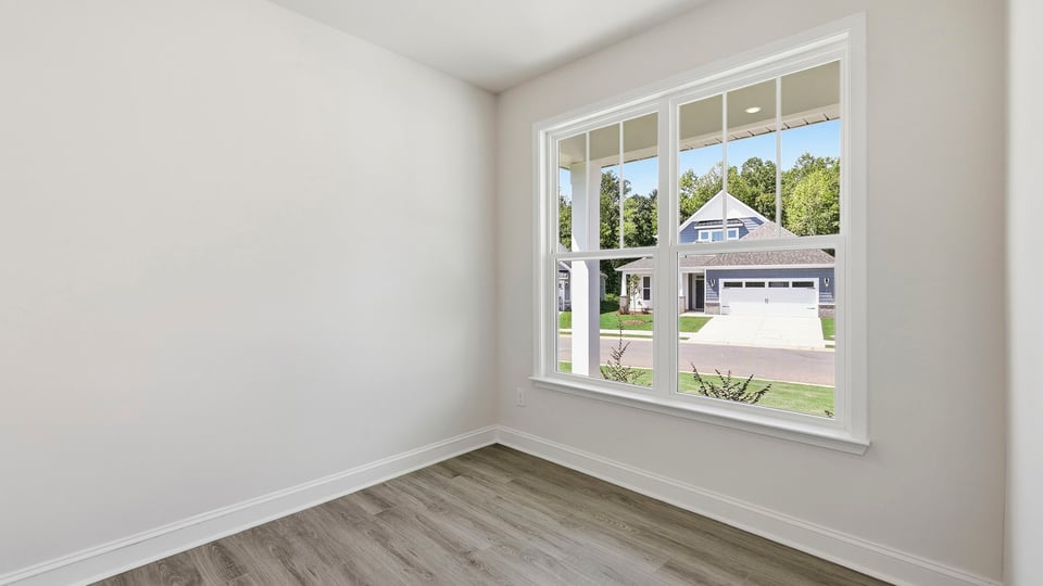 Flex room with windows.