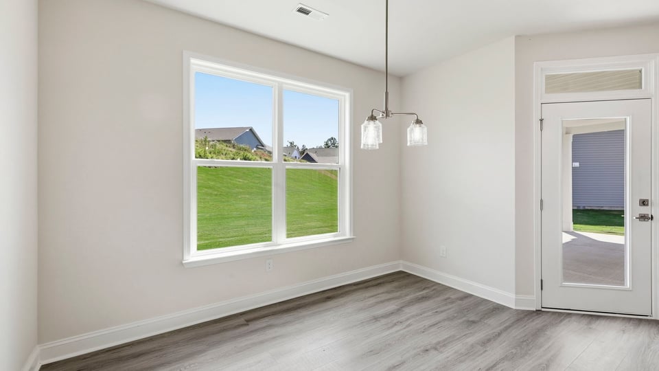 Dining area in the kitchen.