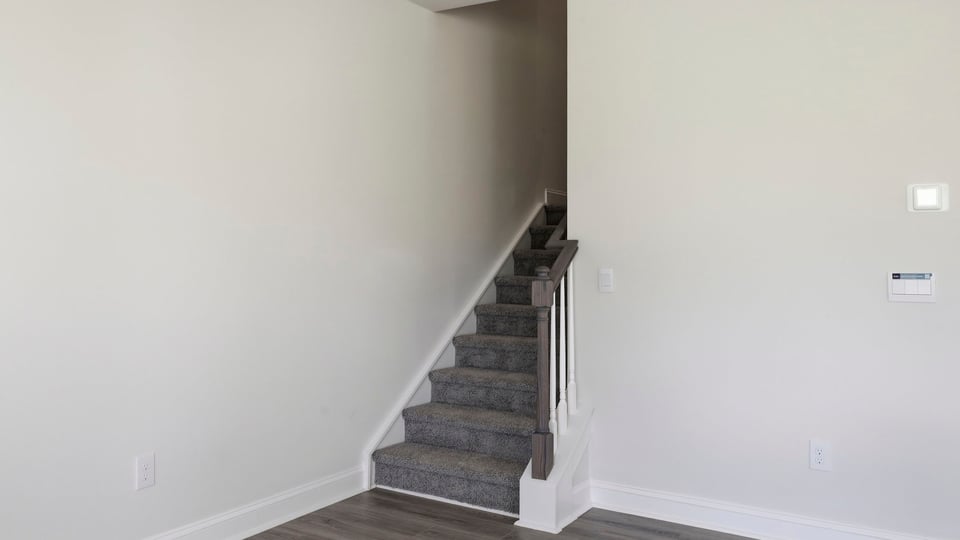 View of stairs to bedrooms.