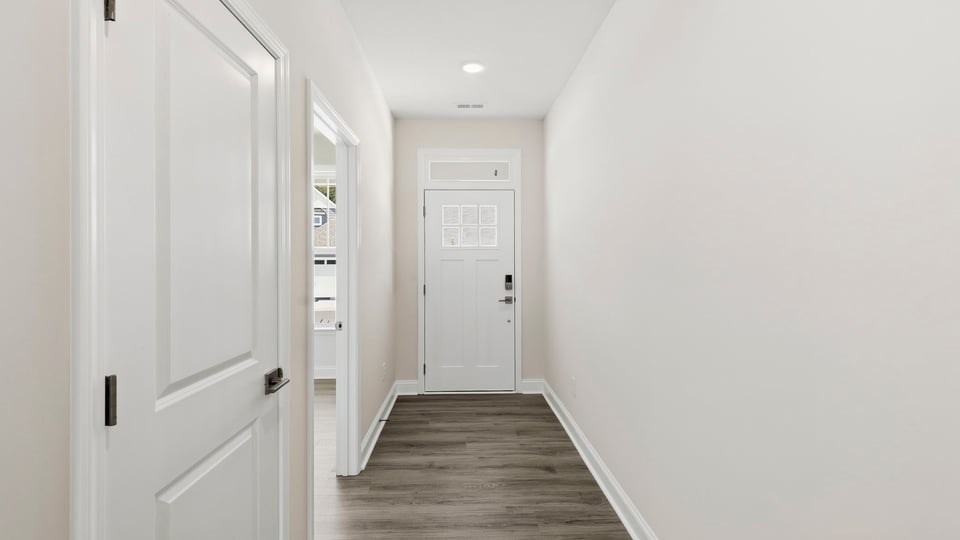 View of front door.