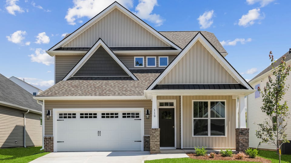 Front exterior of home.