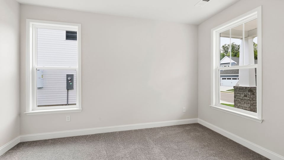 Flex room with windows.
