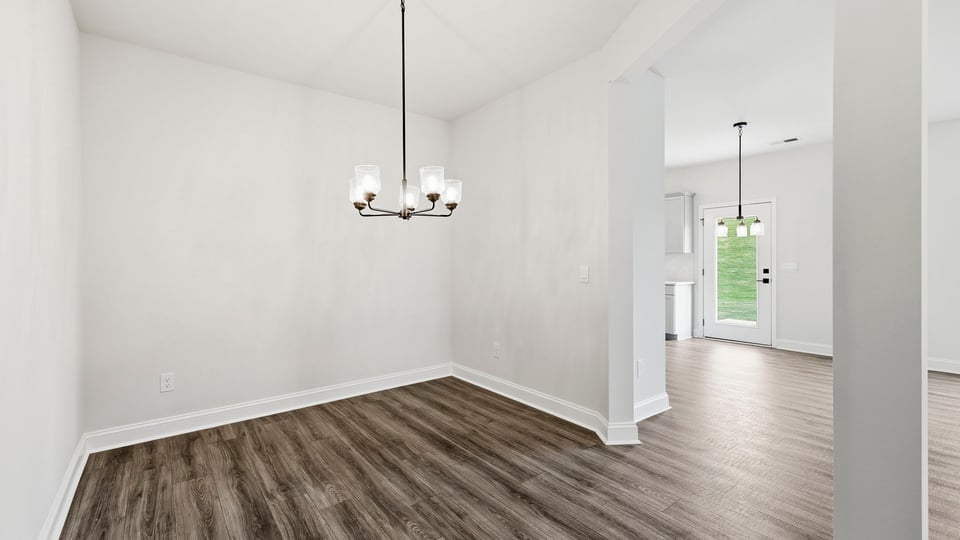 Flex room with windows.