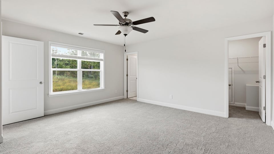 Stairs to additional bedrooms.