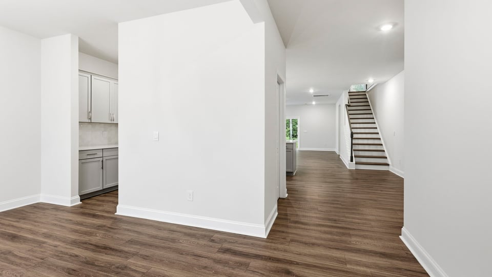 Hallway into home.
