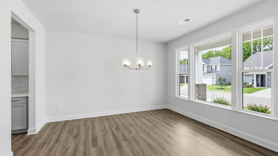 Flex room with windows.