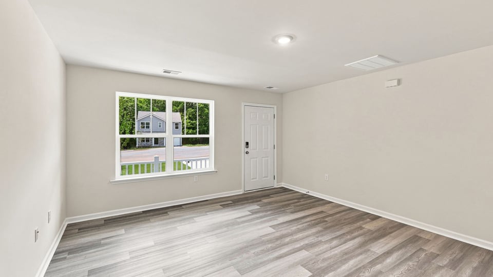 Living area with windows.