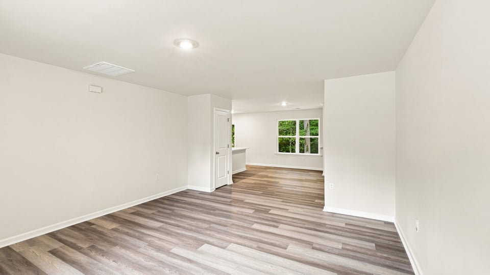 Living area with windows.