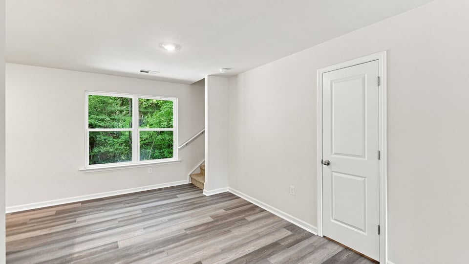 Living area with windows.