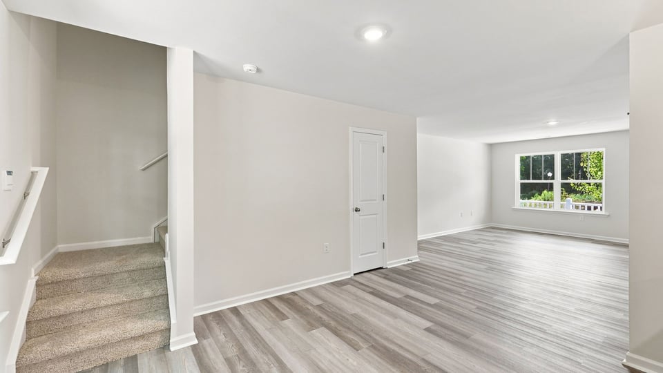 Living area with windows.