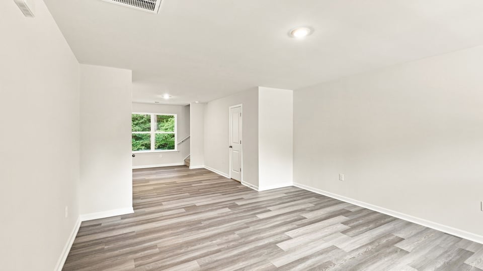 Living area with windows.