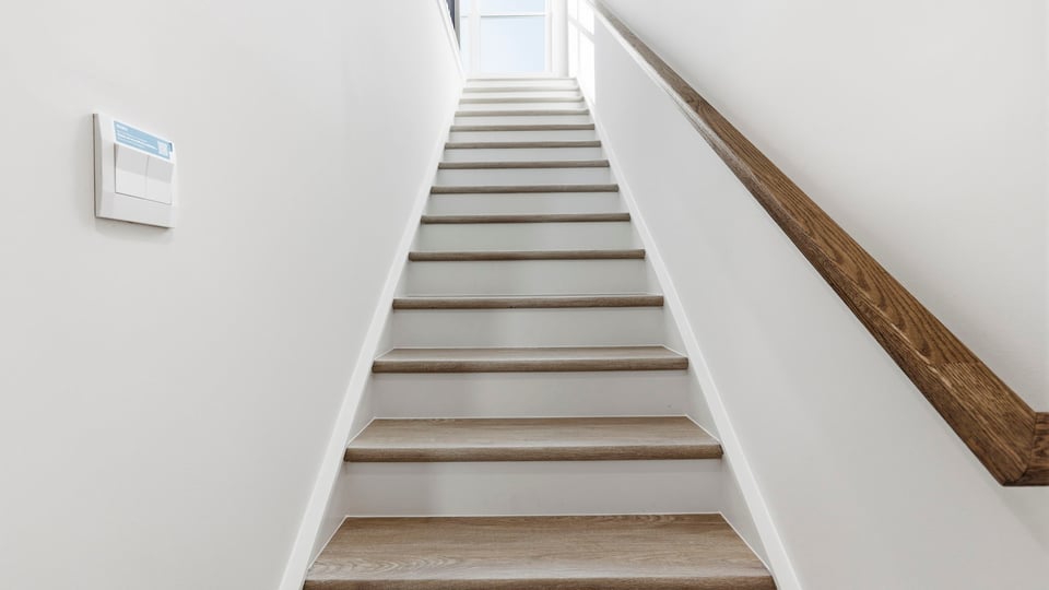 Stairs to loft.