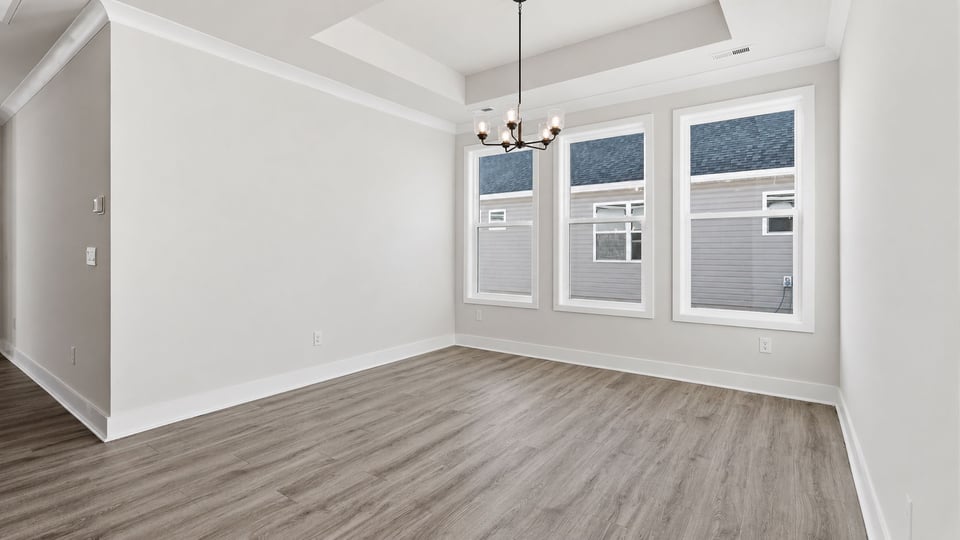 View of dining area beside the kitchen.