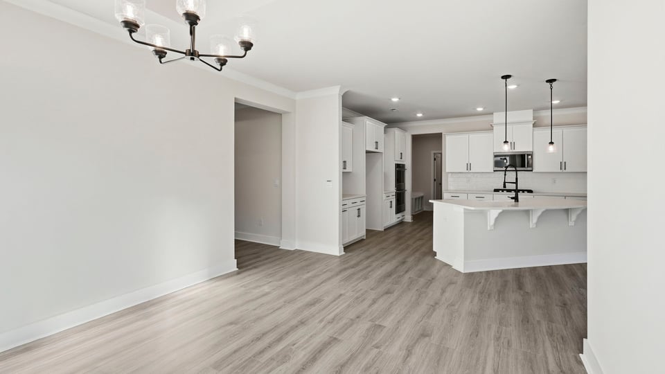 View of dining area beside the kitchen.