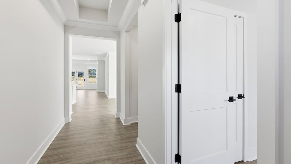 Hallway into home.