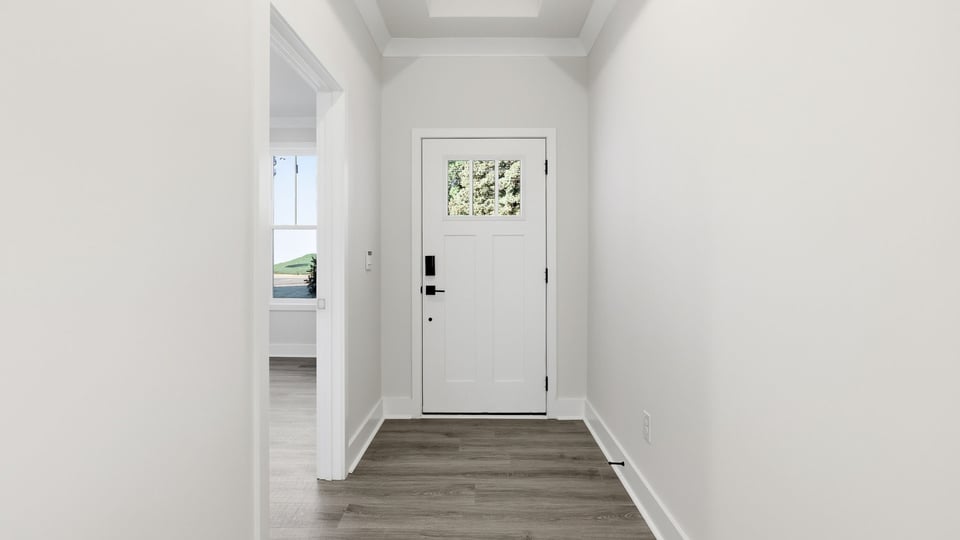 View of front door.