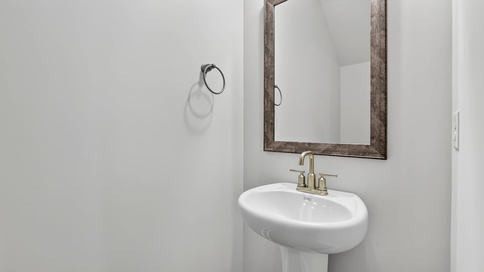 Half bathroom.