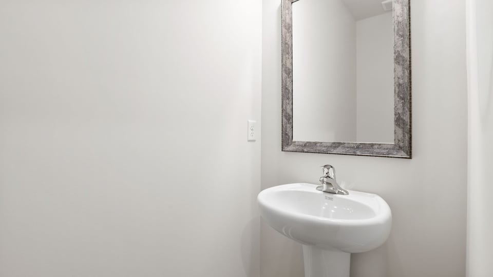 Half bathroom.