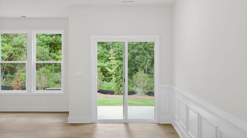 Door to backyard.