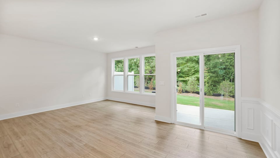 Living room with windows.