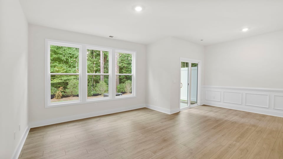 Living room with windows.