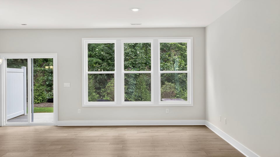 Living room with windows.