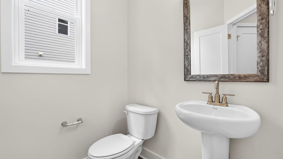 Half bathroom.