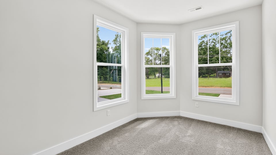 Office space with windows.