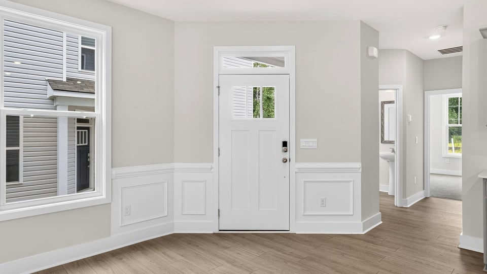 View of front door.