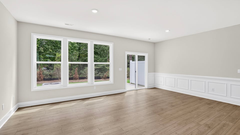 Living room with windows.