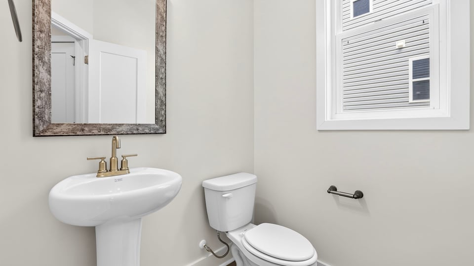 Half bathroom.