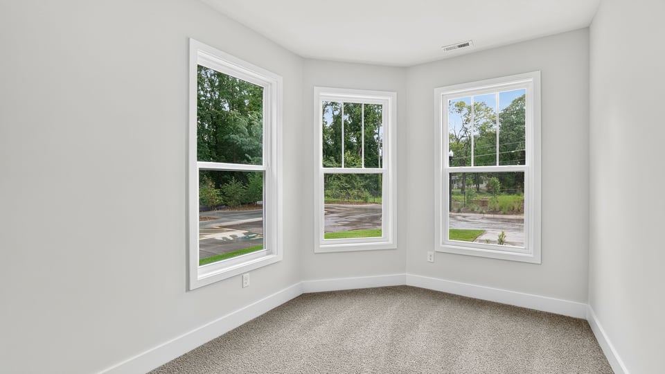 Office area with window.