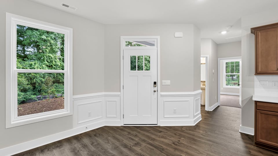 View of front door.