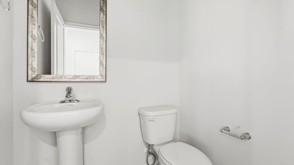 Half bathroom.