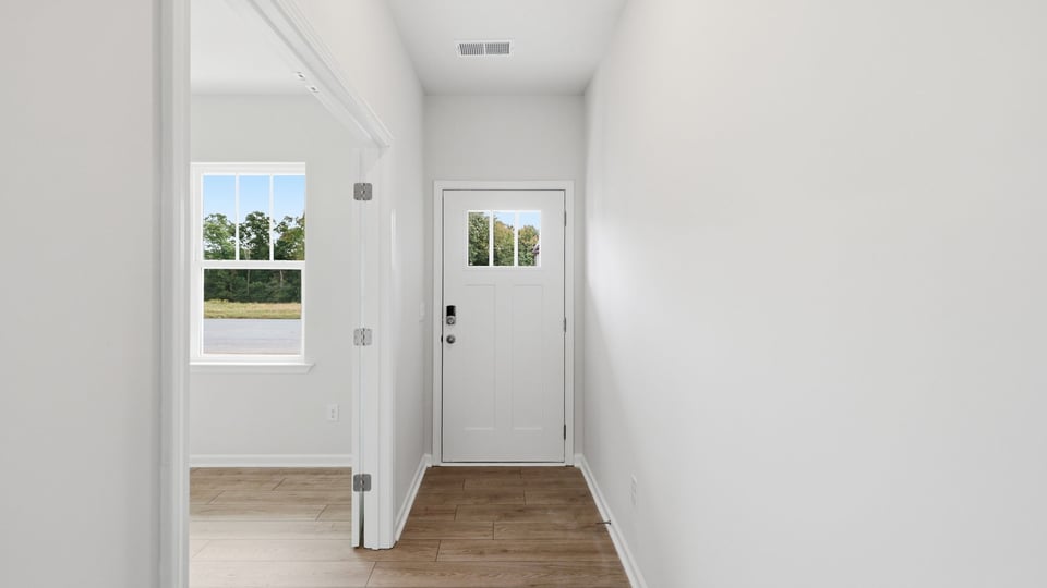 View of front door.