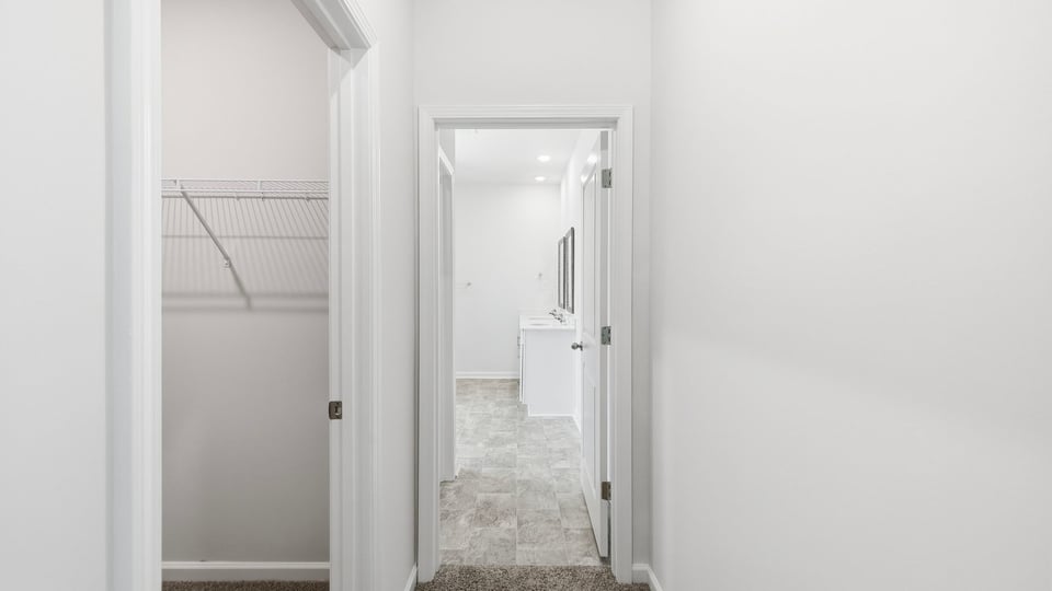 Bathroom with walk in shower.