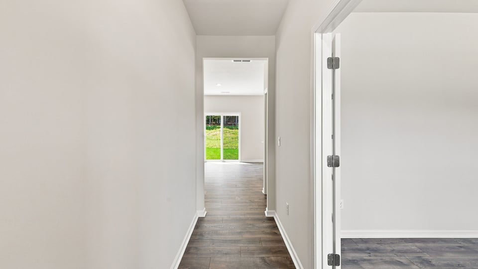 Hallway into home.