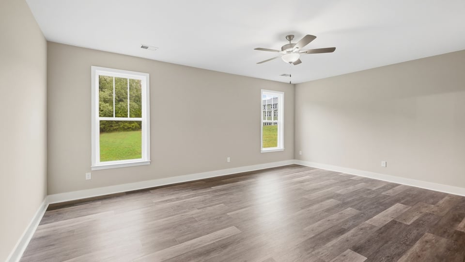 Living room with windows.