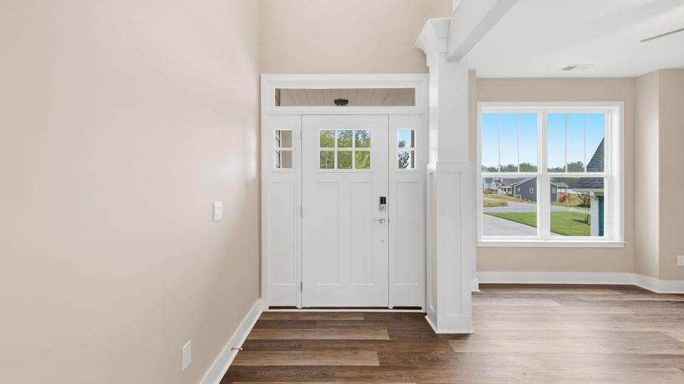 View of front door.