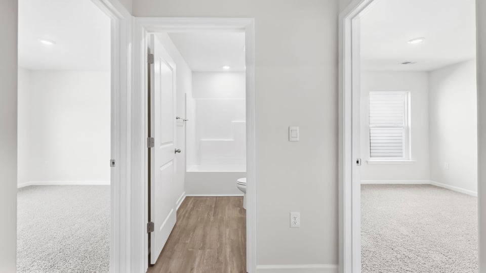 Hallway into home.