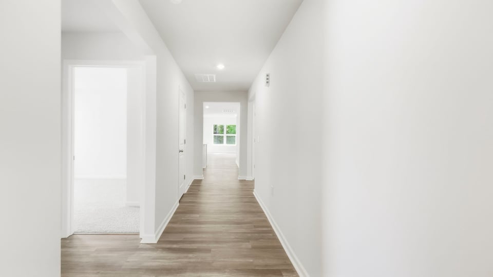 Hallway into home.