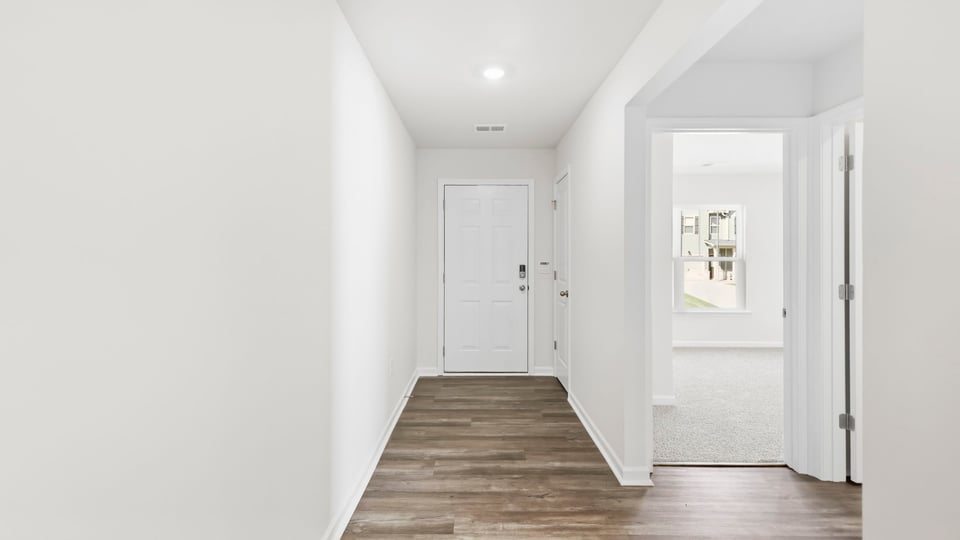 Hallway into home.