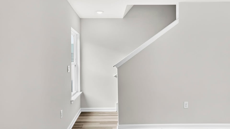 View of stairs to bedrooms.