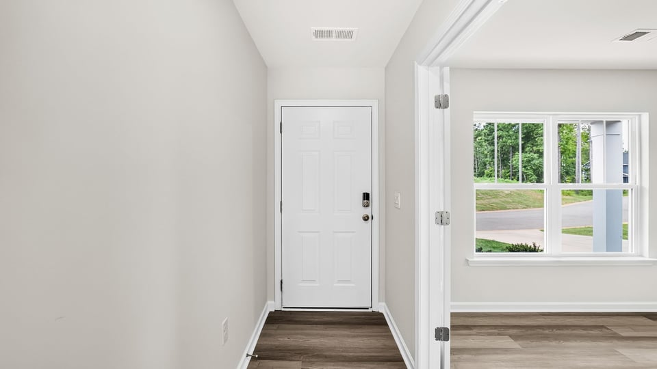 View of front door.