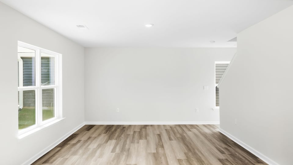 Living room with windows.