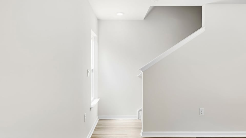 Stairs to bedrooms.