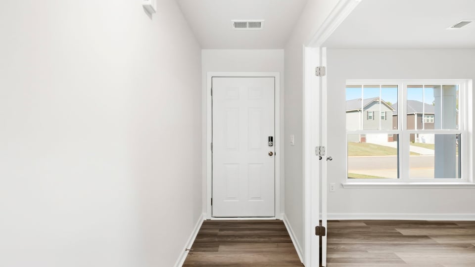Hallway into home.