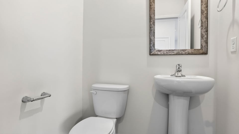 Half bathroom.